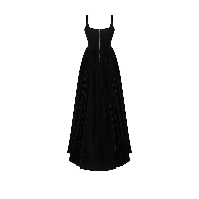Flared Long Dress