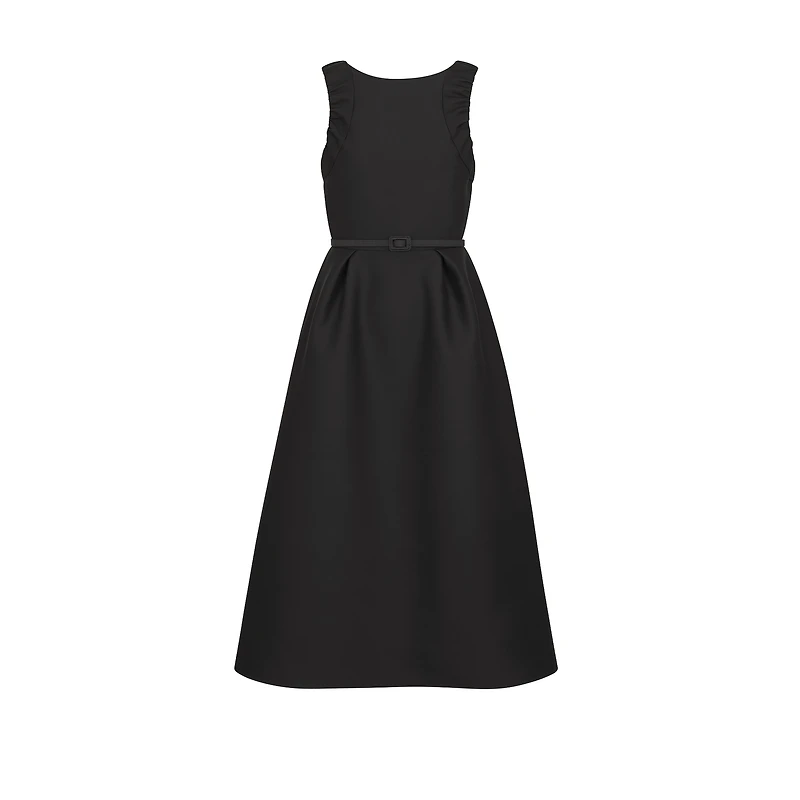 Flared Mid-Length Dress