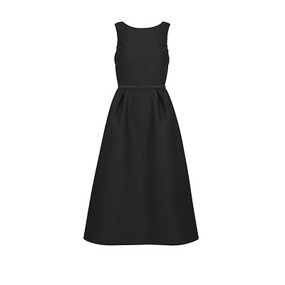 Flared Mid-Length Dress