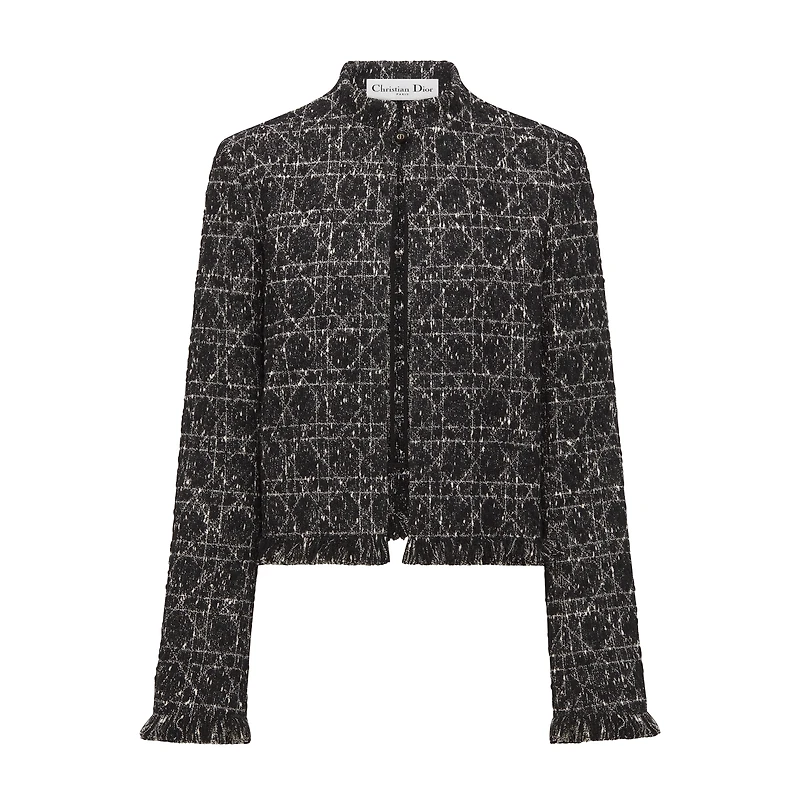 Macrocannage Cropped Jacket