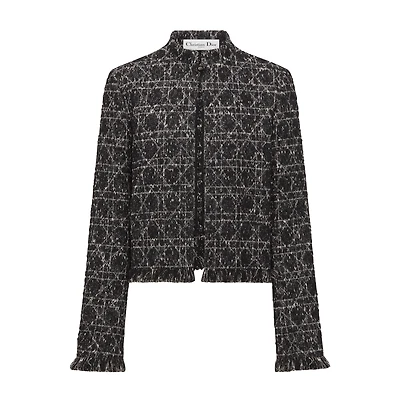 Macrocannage Cropped Jacket