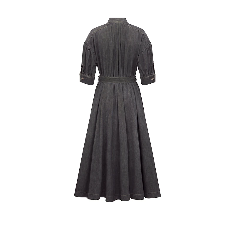 Flared Mid-Length Dress