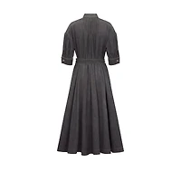 Flared Mid-Length Dress