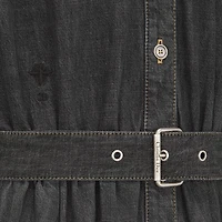 Flared Mid-Length Dress