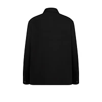 Zipped Shirt with CD Icon Embroidery