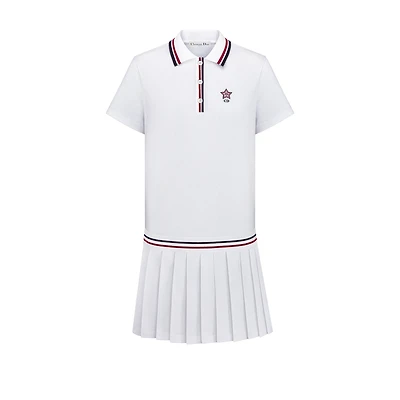 Dior Vibe Short Pleated Polo Dress