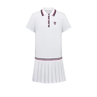 Dior Vibe Short Pleated Polo Dress