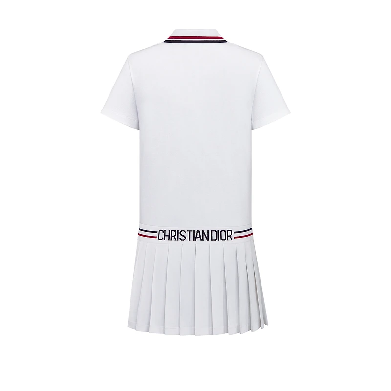 Dior Vibe Short Pleated Polo Dress