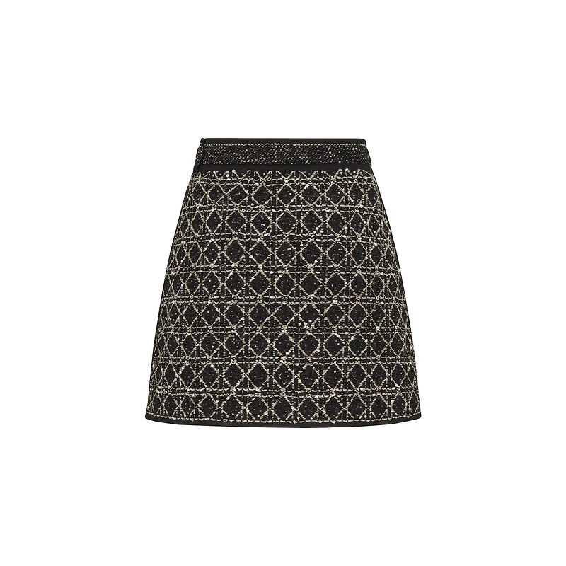 Cannage Miniskirt