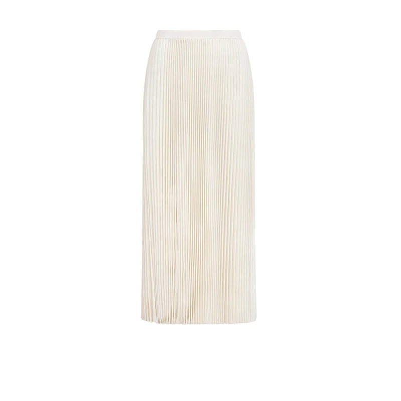 Mid-Length Pleated Skirt