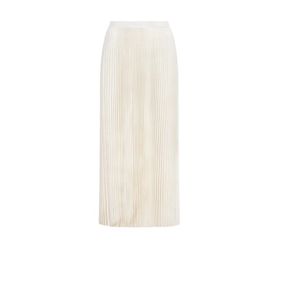 Mid-Length Pleated Skirt