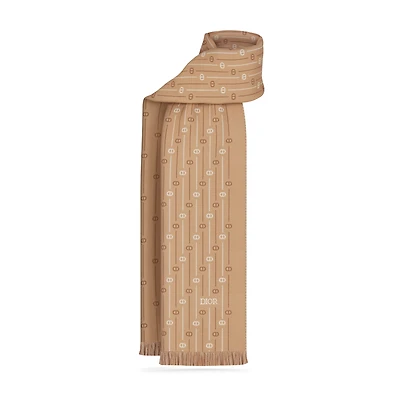 CD Icon Striped Scarf