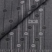 CD Icon Striped Scarf