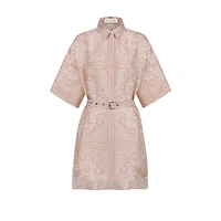 Short Belted Shirtdress