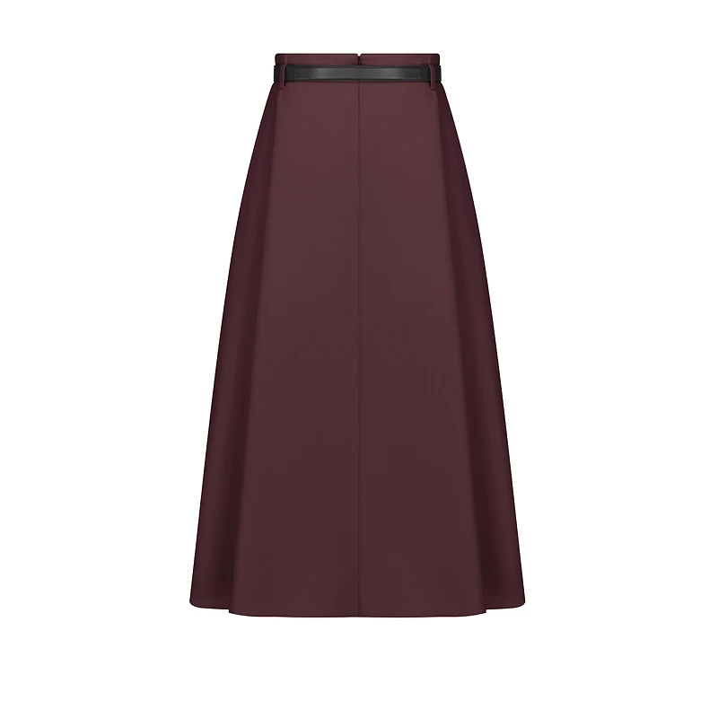 Mid-Length Flared Skirt