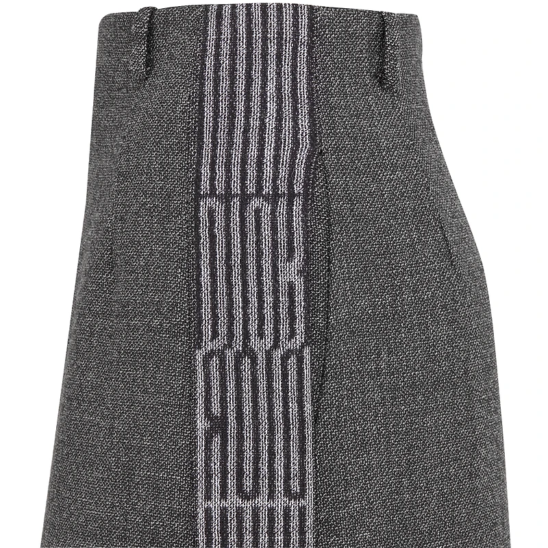 Mid-Length Flared Skirt