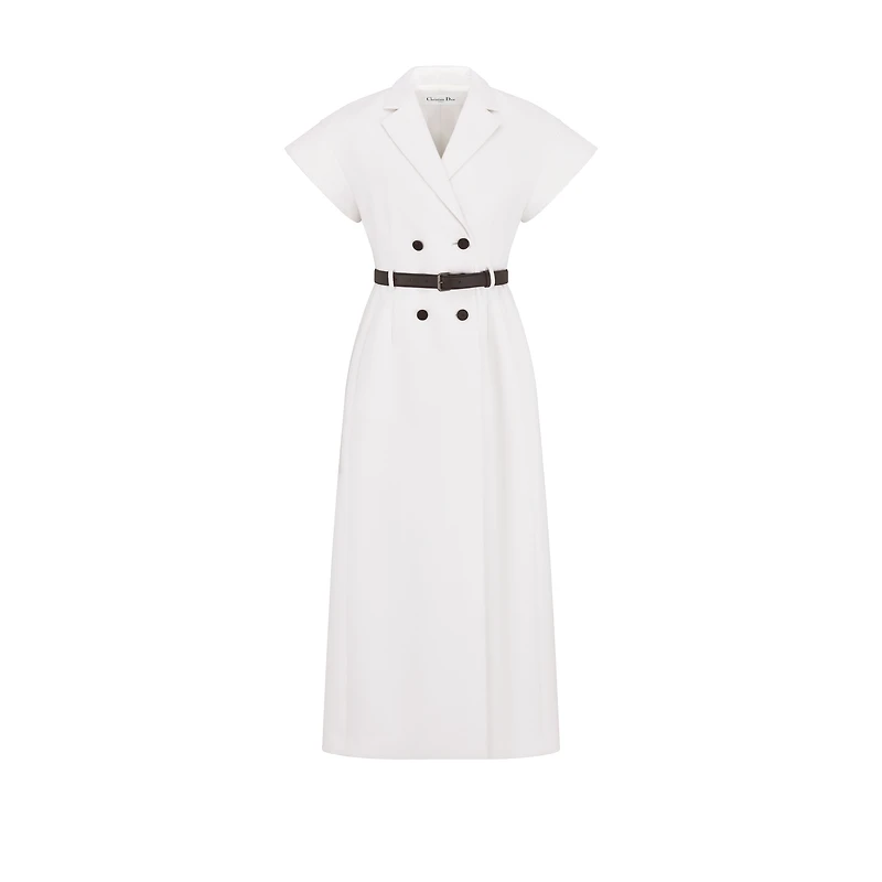 Mid-Length Belted Dress