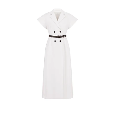 Mid-Length Belted Dress