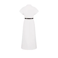 Mid-Length Belted Dress