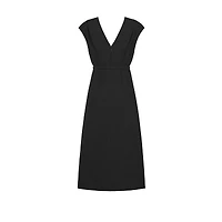 Mid-Length Belted Dress