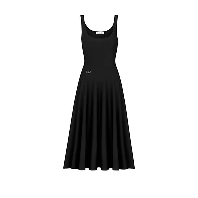 Mid-Length Flared Dress