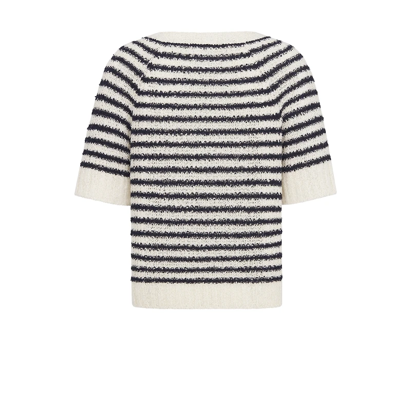 Dior Marinière Short-Sleeved Sweater