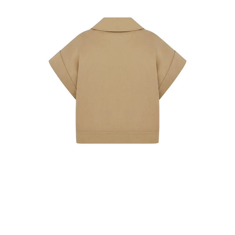 Cropped Peacoat