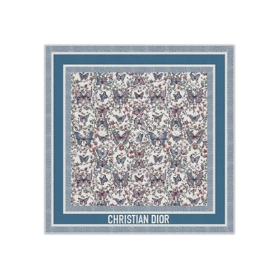 Toile de Jouy Papillon Square Scarf