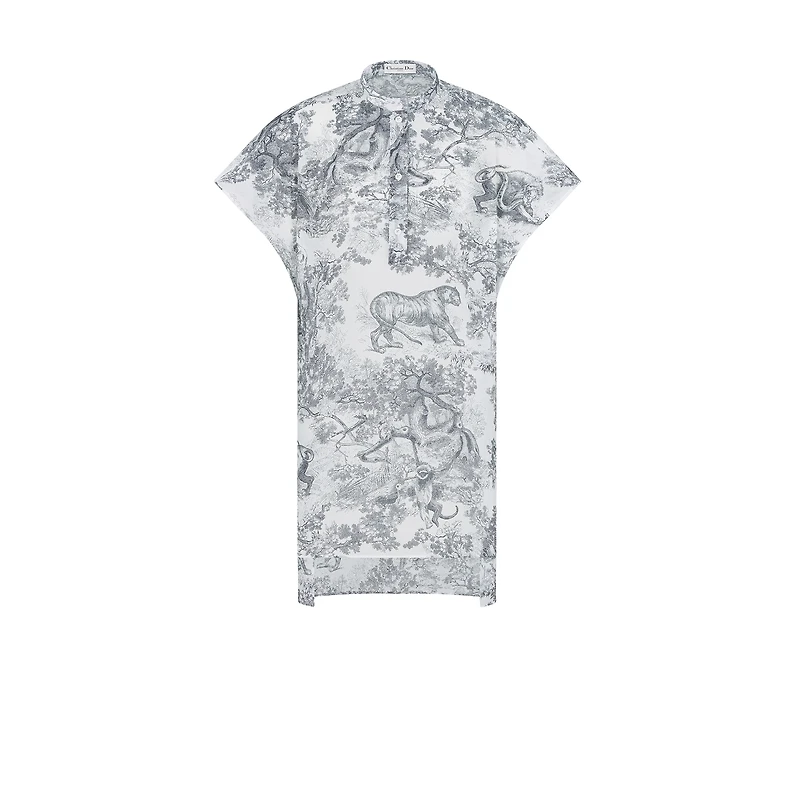 Dioriviera Long Blouse with Cap Sleeves