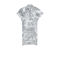 Dioriviera Long Blouse with Cap Sleeves