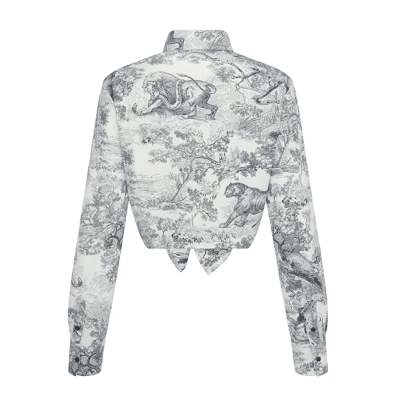 Dioriviera Cropped Tied Blouse