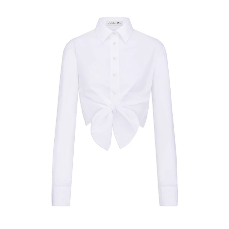 Dioriviera Tied Cropped Blouse