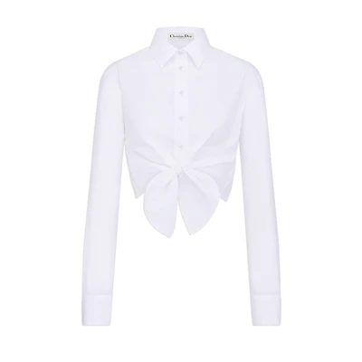 Dioriviera Tied Cropped Blouse