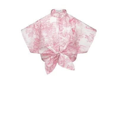Dioriviera Tied Cropped Blouse