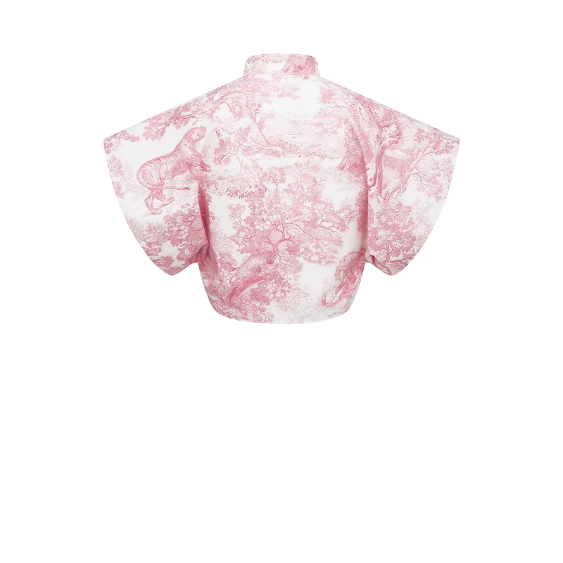 Dioriviera Tied Cropped Blouse