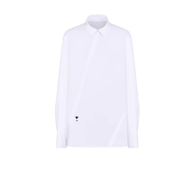 Blouse with Oblique Closure