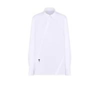 Blouse with Oblique Closure