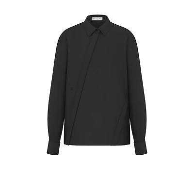 Blouse with Oblique Closure