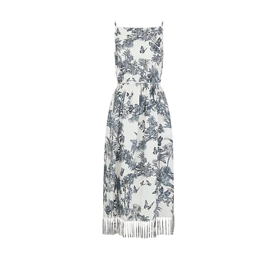 Dioriviera Mid-Length Fringed Dress