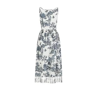 Dioriviera Mid-Length Fringed Dress