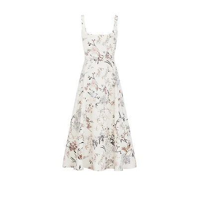 Mid-Length Belted Dress