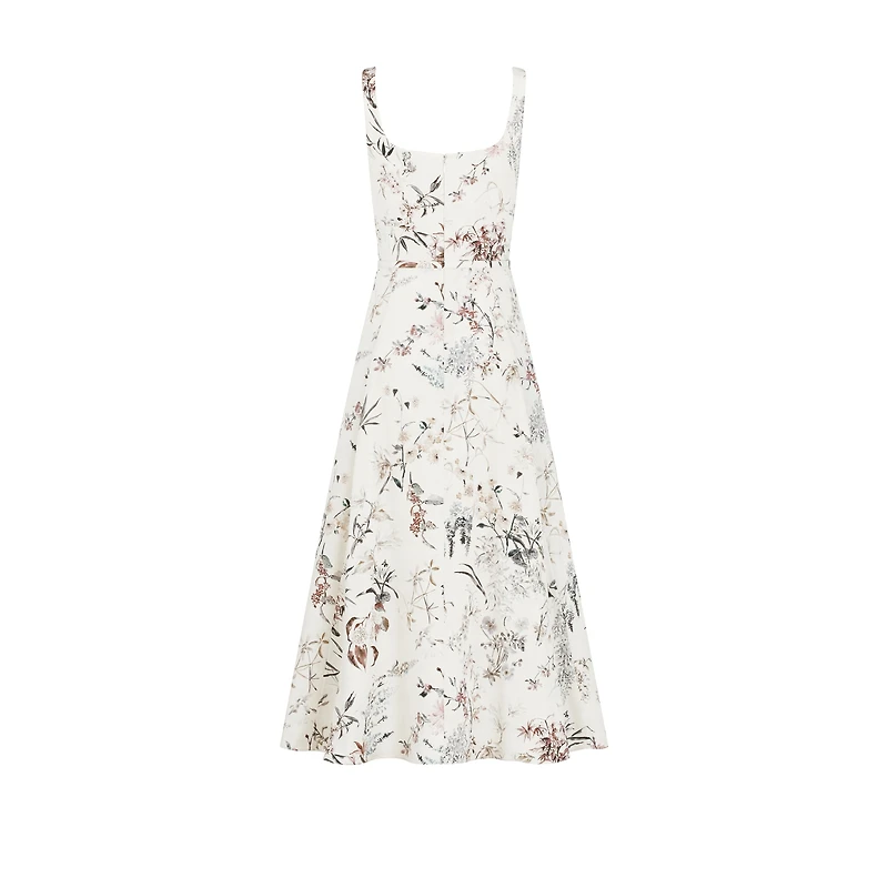 Mid-Length Belted Dress