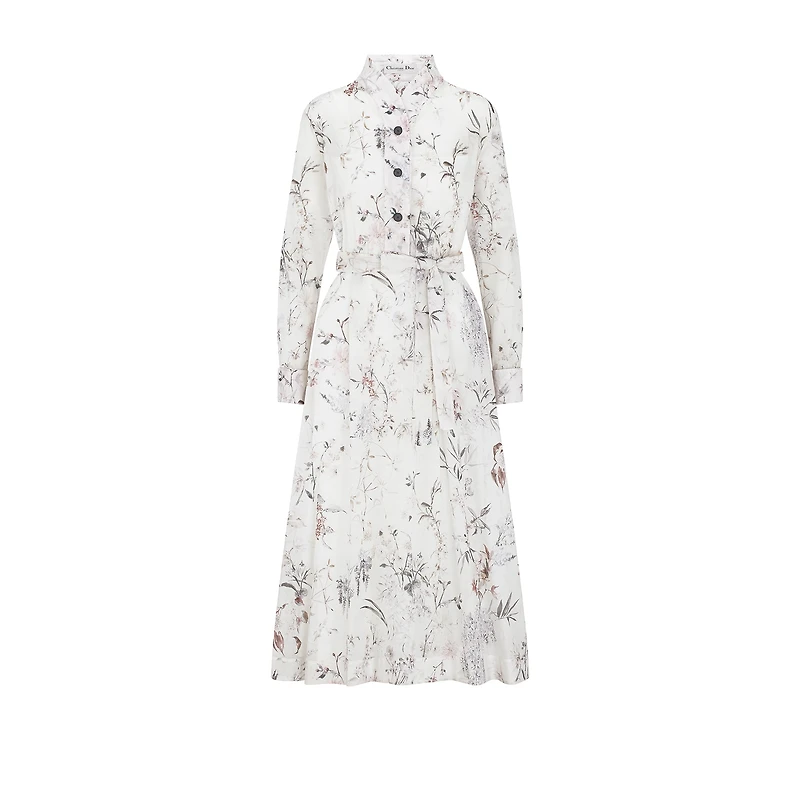 Mid-Length Belted Dress