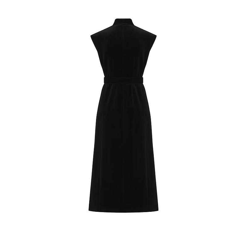 Mid-Length Belted Dress