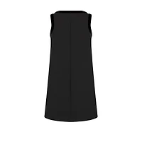 Short Straight Embroidered Dress