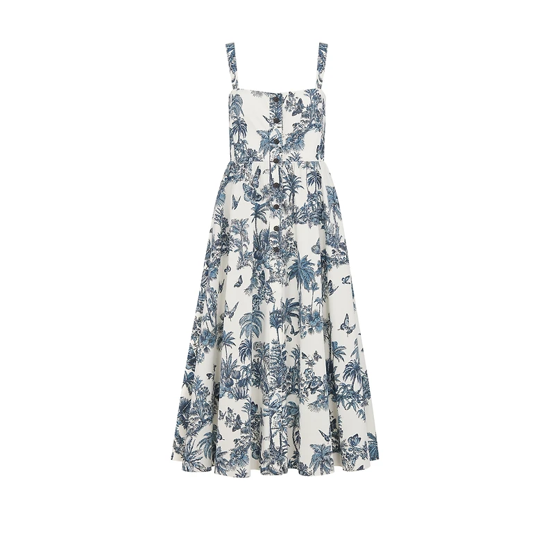 Dioriviera Mid-Length Flared Dress