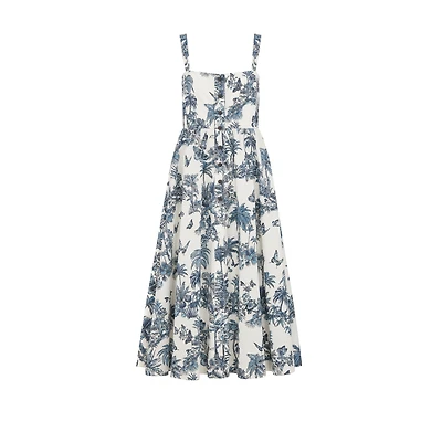 Dioriviera Mid-Length Flared Dress