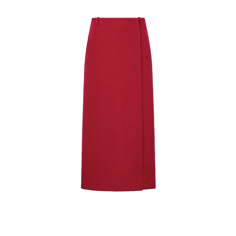 Mid-Length Wrap Skirt