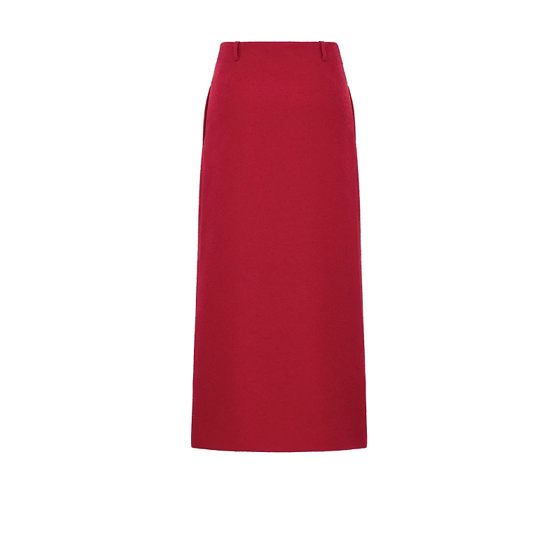 Mid-Length Wrap Skirt