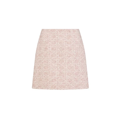 Macrocannage Miniskirt